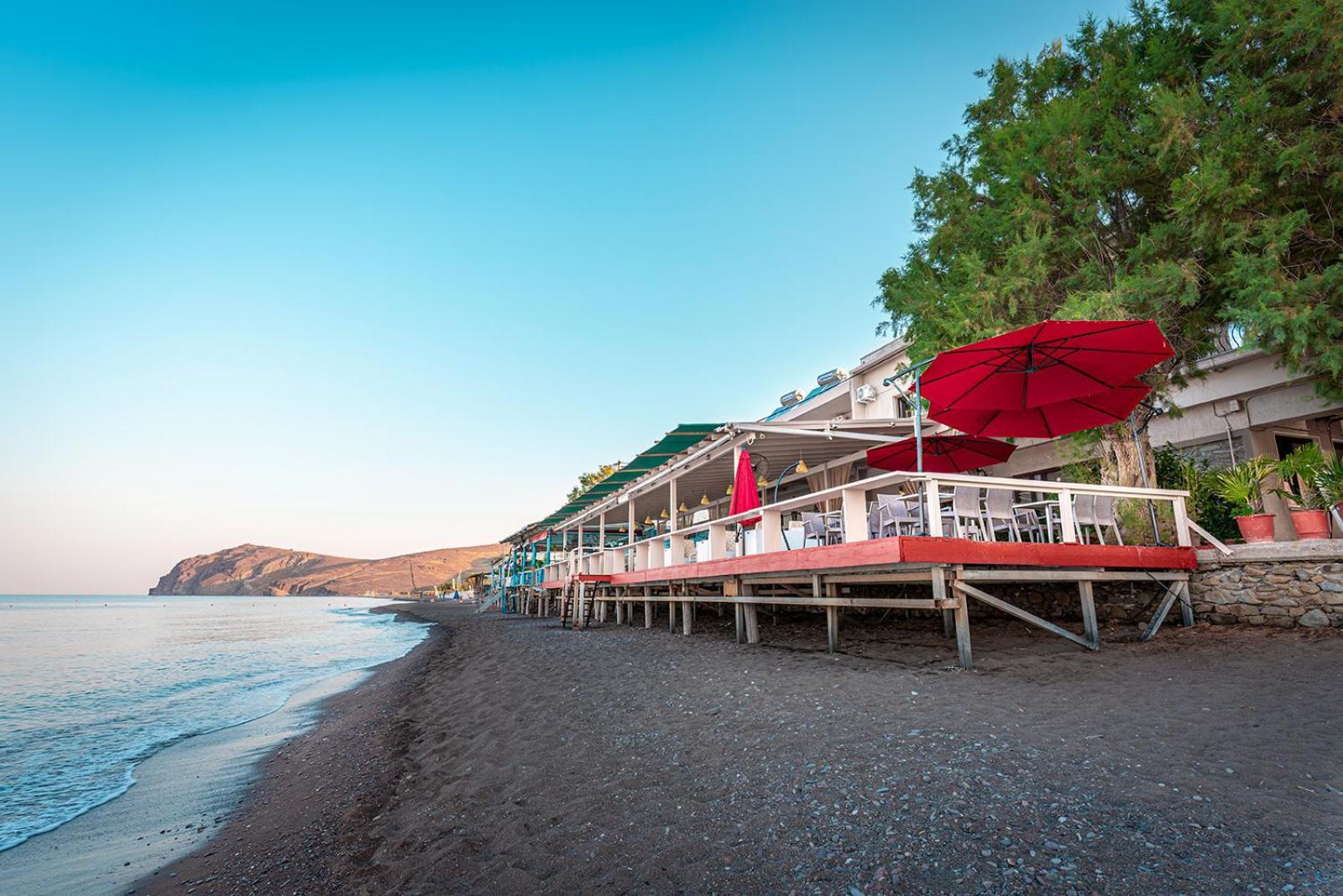 Sappho Hotel Skála Eresoú Exteriör bild
